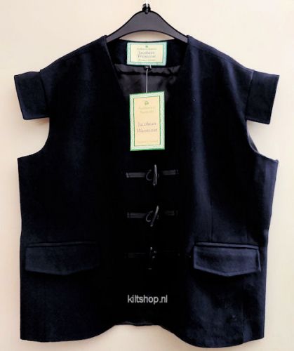Waistcoat, Black, S, wol